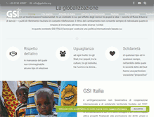 Tablet Screenshot of gsitalia.org